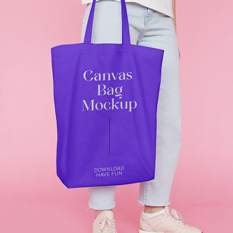 Canvas Bag With Jeans Mockup » CSS Author