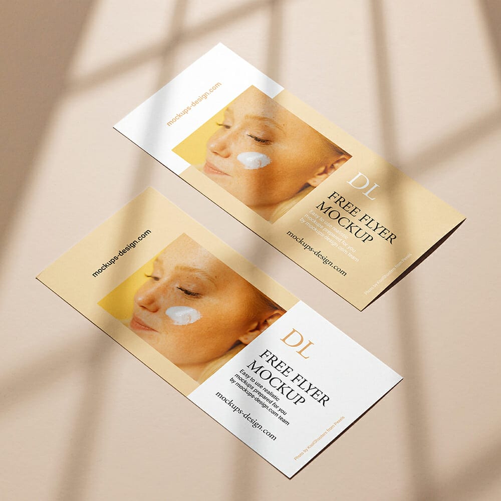 Clean Horizontal DL Flyer Mockup