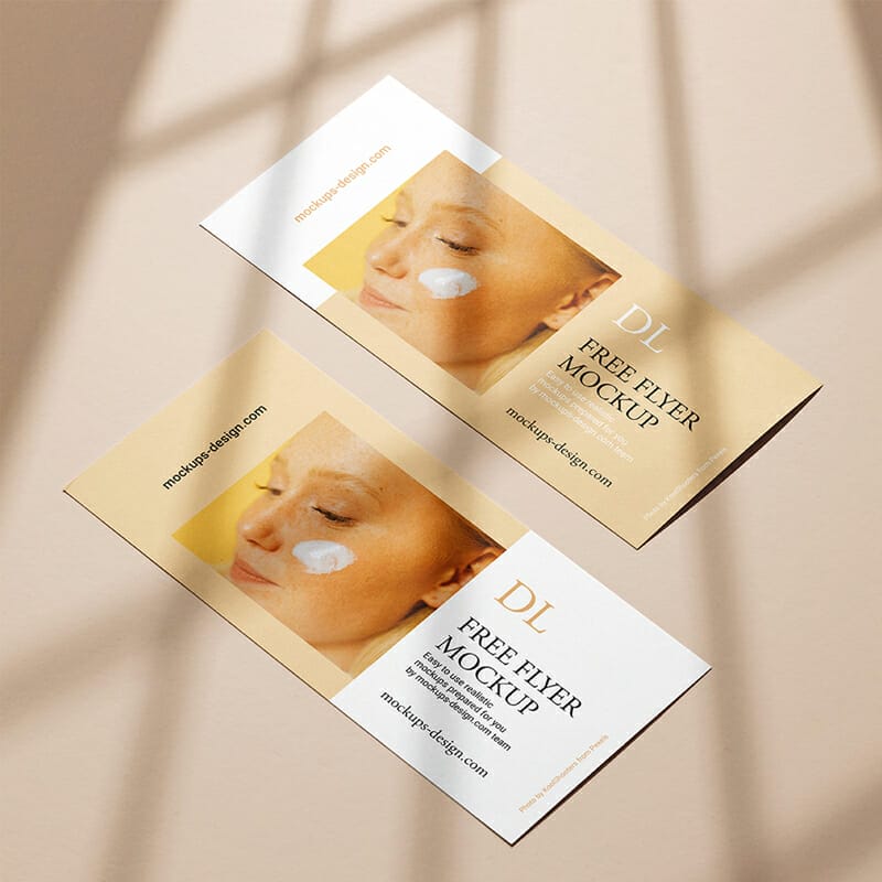 Clean Horizontal DL Flyer Mockup