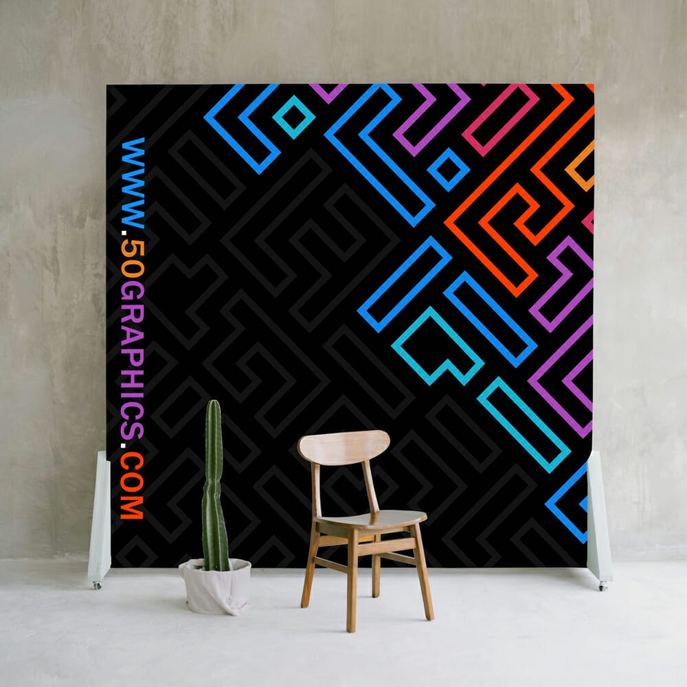 Flawless Branding Wooden Background Mockup