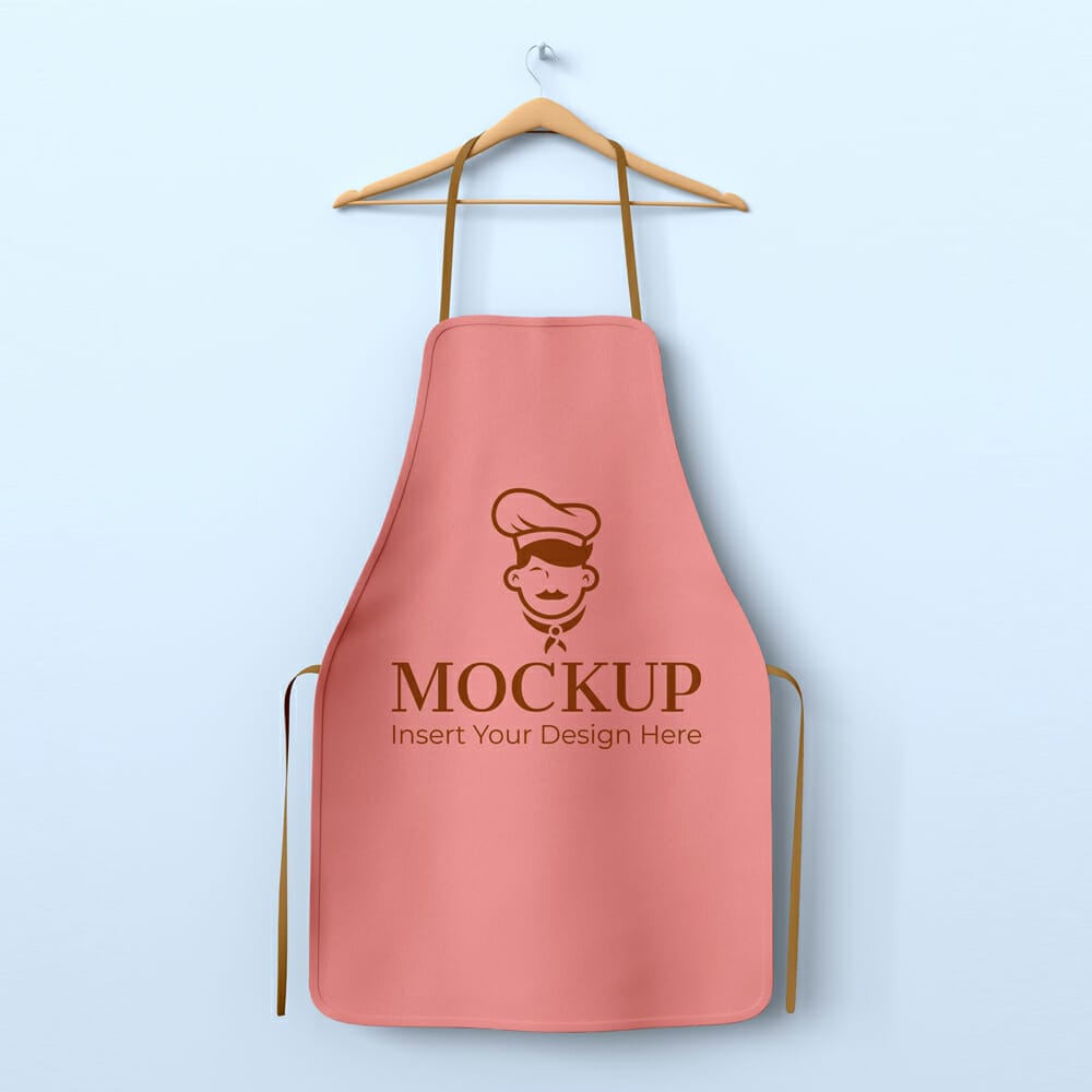Free Apron Mockup