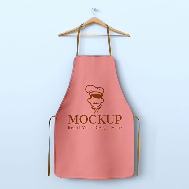 Free Apron Mockup