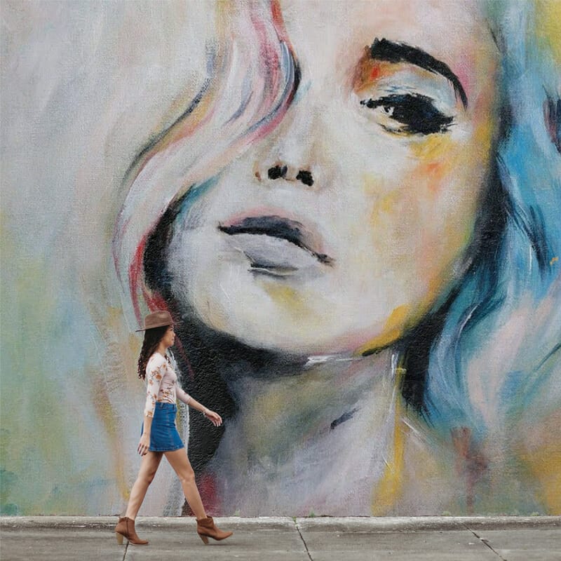 Free Art On Wall Mockup PSD Template