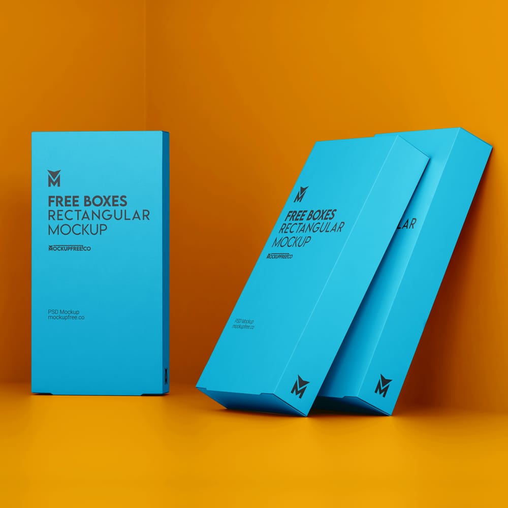 Free Boxes Mockup