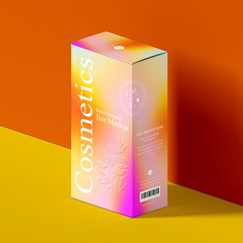 Free Brand Packaging Box Mockup