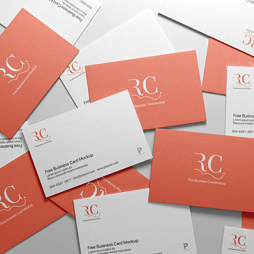 Free Business Card Mockup