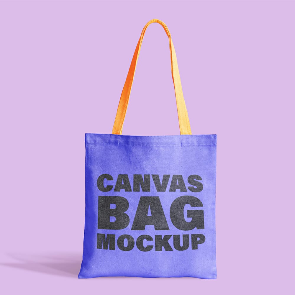 Free Canvas Tote Bag Mockup