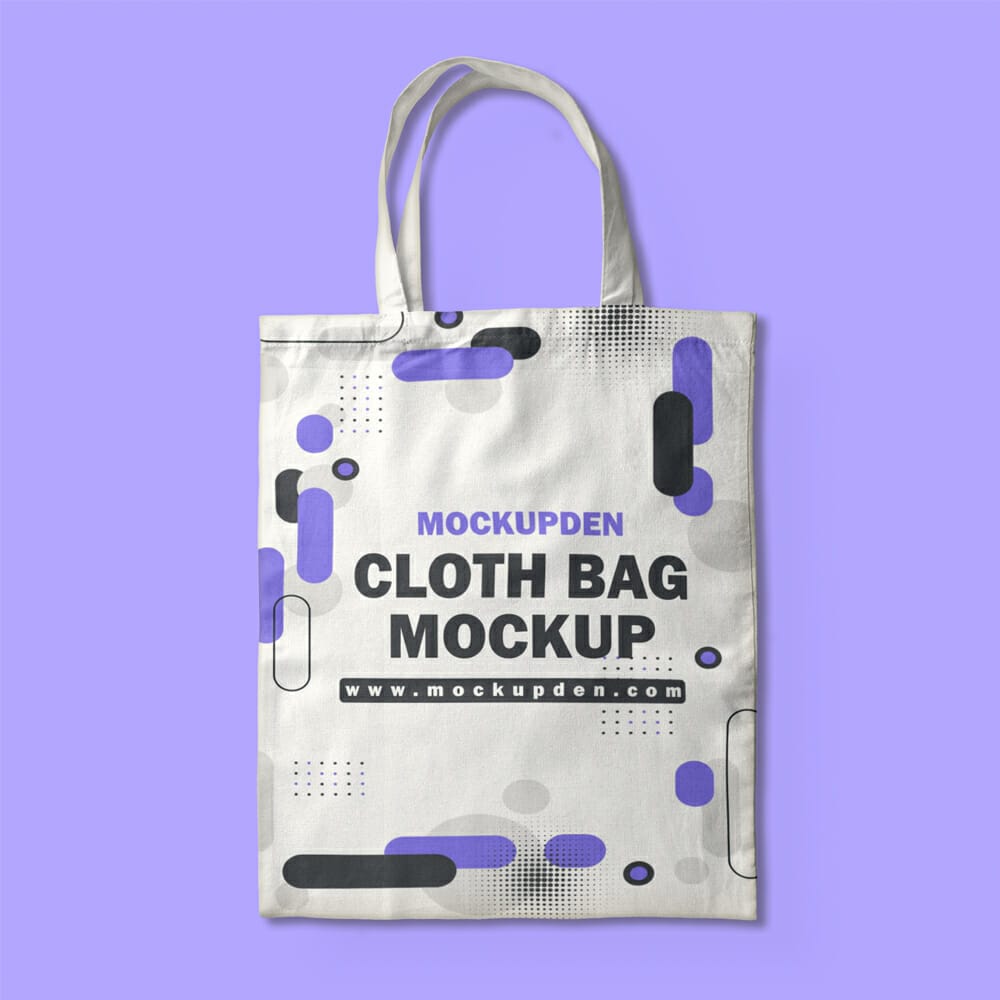Free Cloth Bag Mockup PSD Template