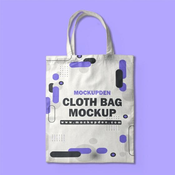 Free Cloth Bag Mockup PSD Template