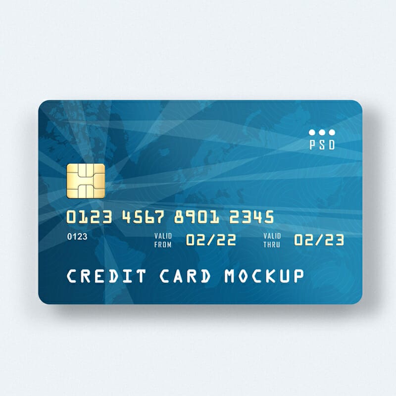 Free Credit Card Mockup