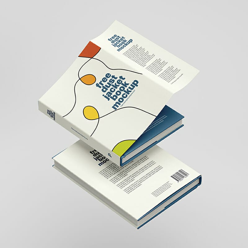 Free Dust Jacket Book Mockup