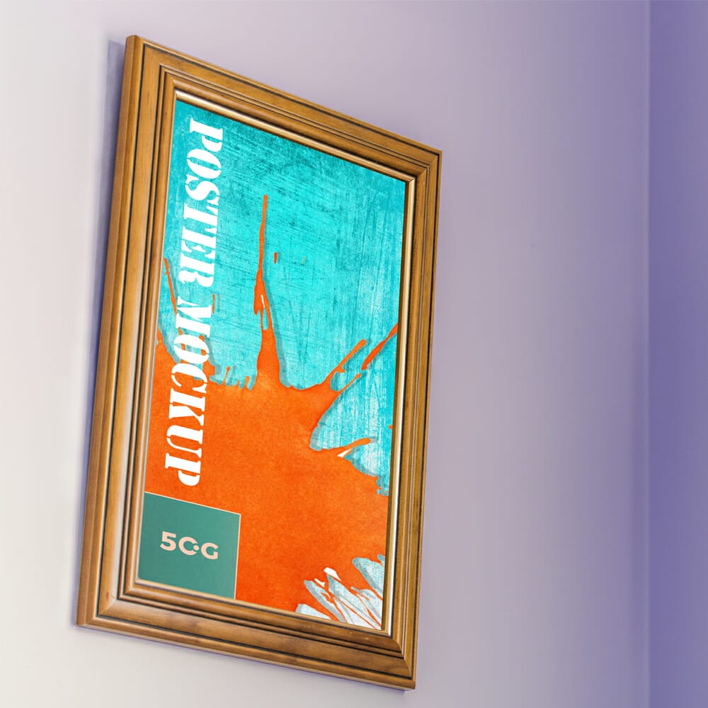 Free Editable Poster Mockup PSD