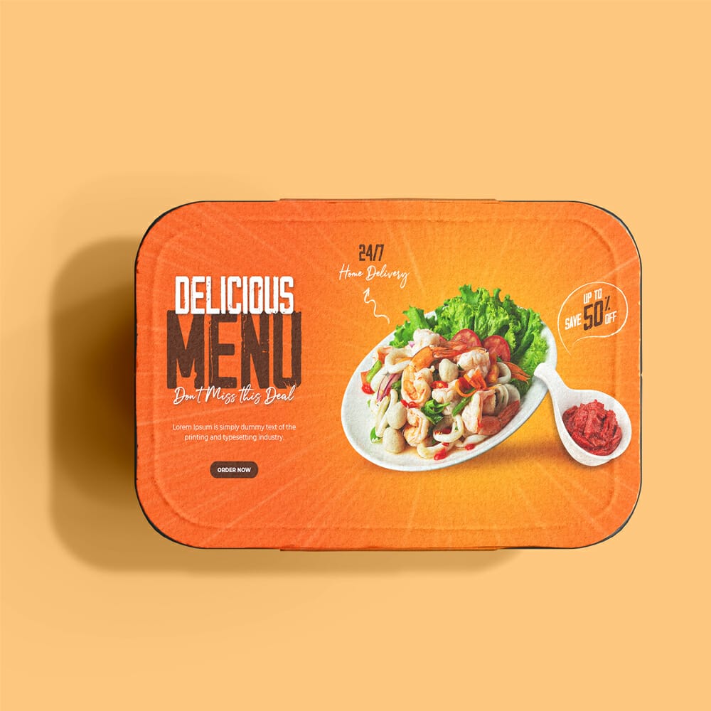 Free Food Packaging Mockup PSD Template » CSS Author