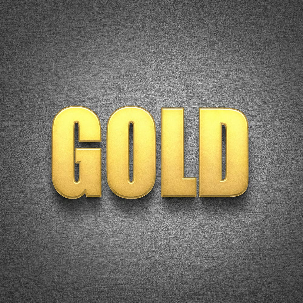 Free Golden Logo Mockup