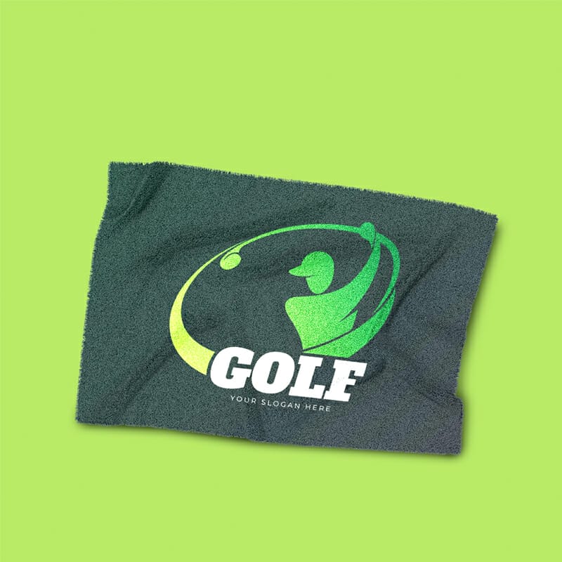 Free Golf Towel Mockup PSD Template