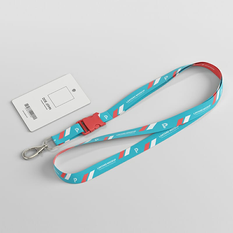 Free Lanyard Mockup