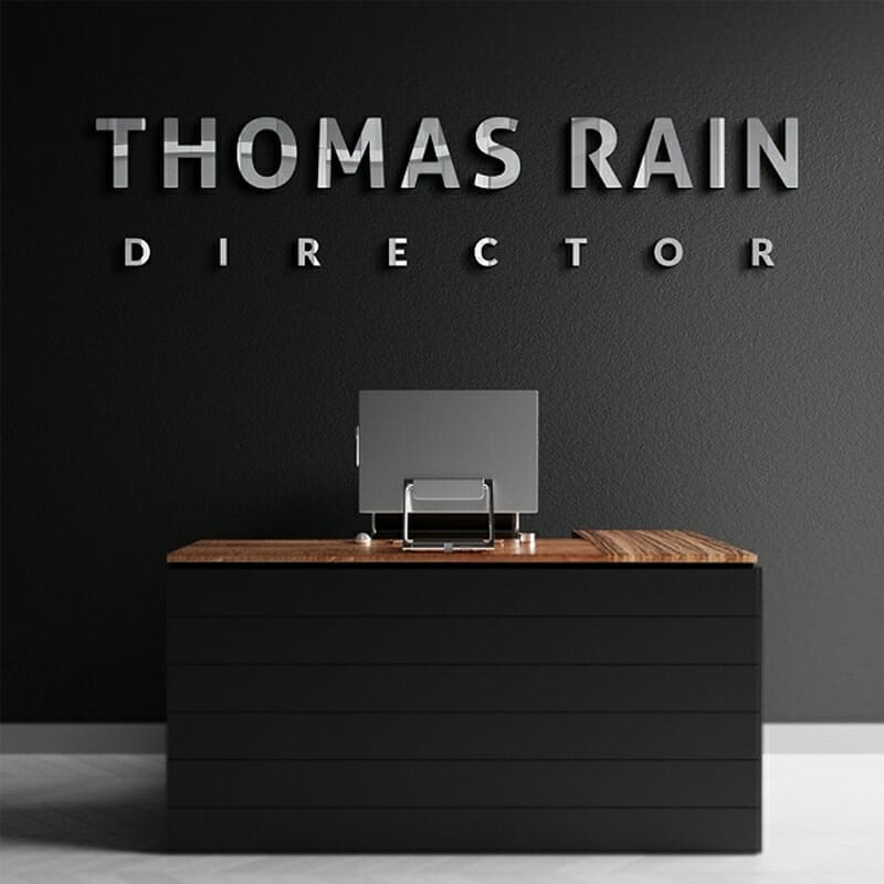 Free Living Room Logo Mockup