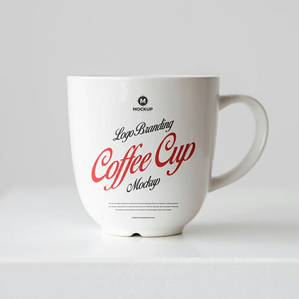 Free PSD Logo Branding Coffee Cup Mockup Design