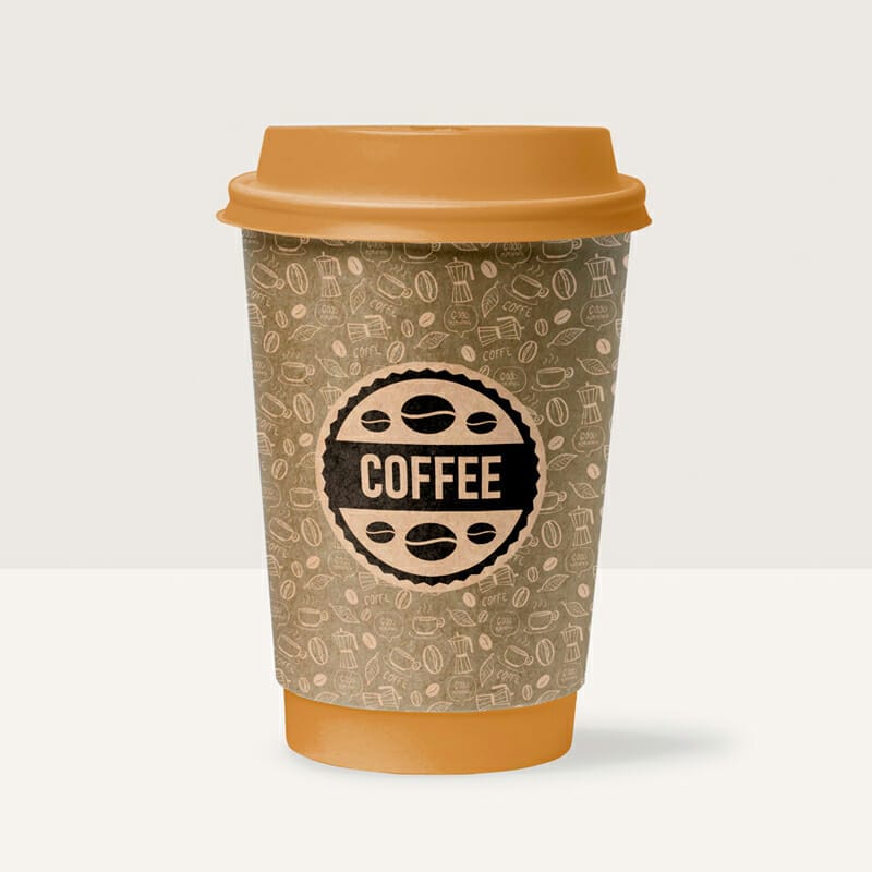 Free Paper Coffee Cup Mockup