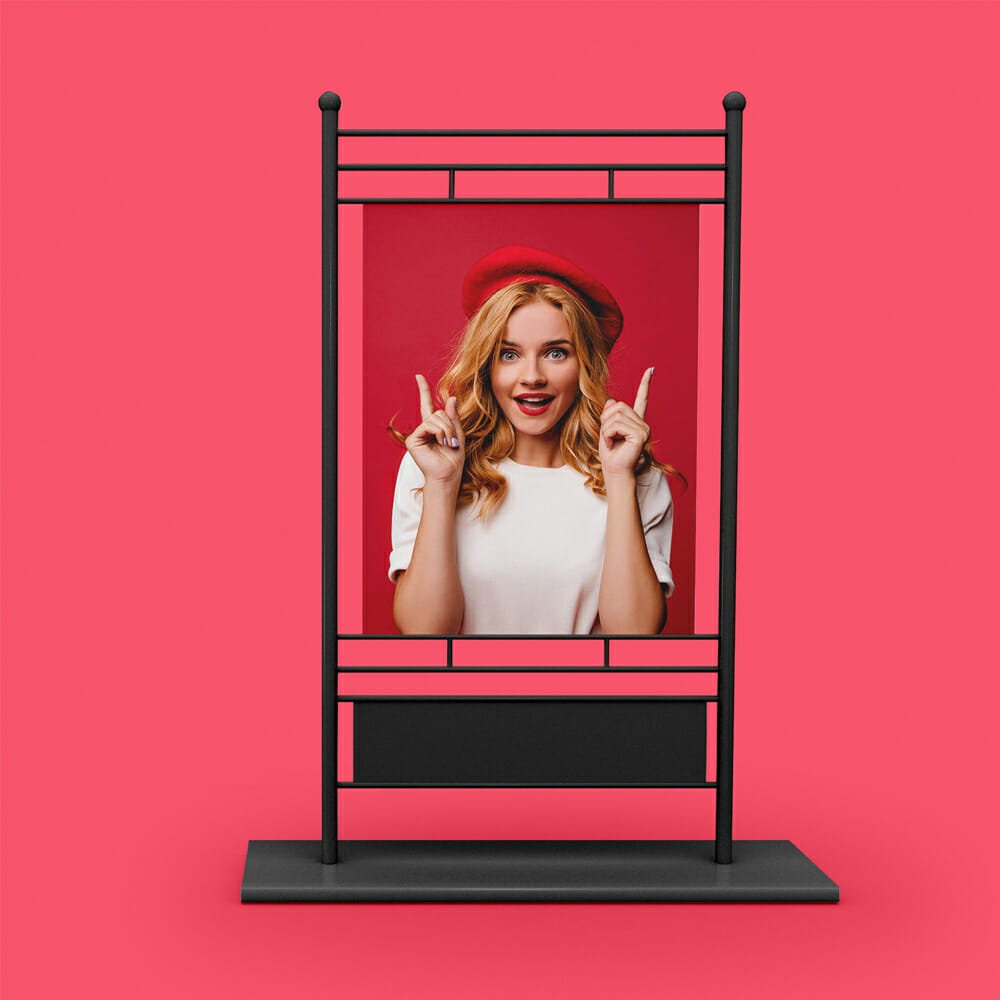 Free Photo Backdrop Mockup PSD Template