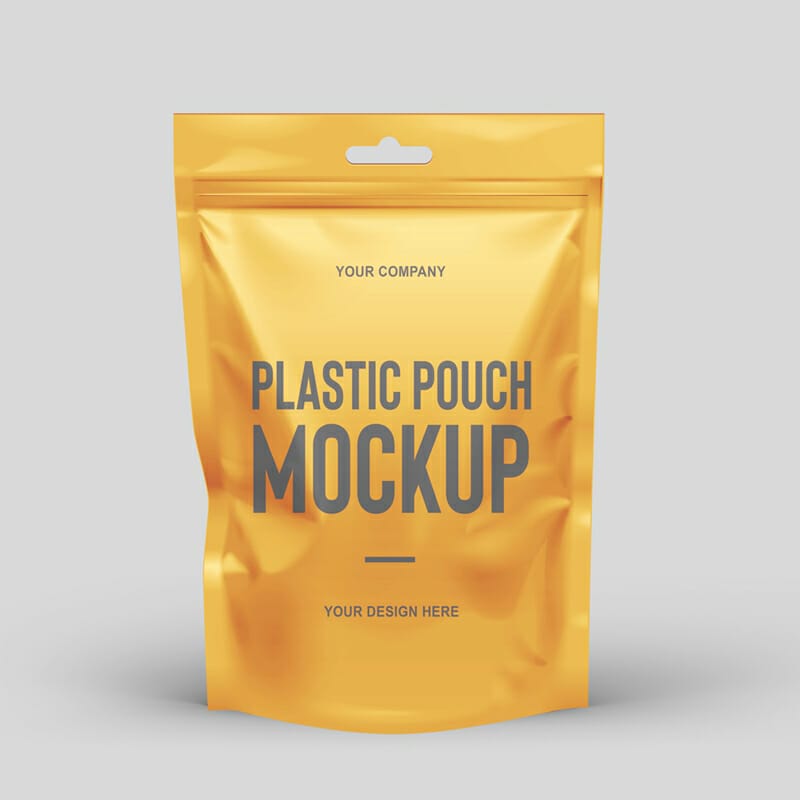 Free Plastic Pouch Mockup » CSS Author