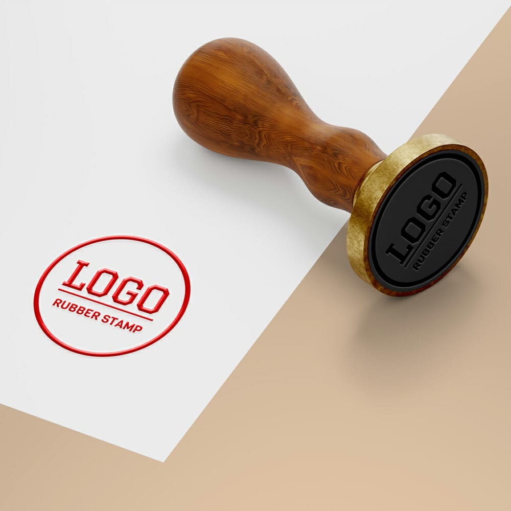 Free Stamp Mockup
