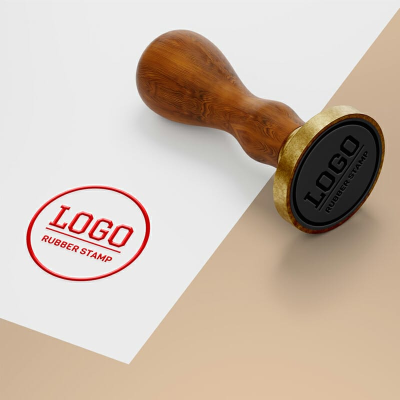 Free Stamp Mockup