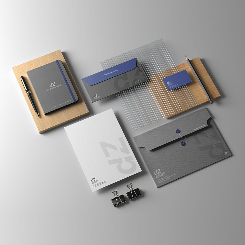 Free Stationery Mockup