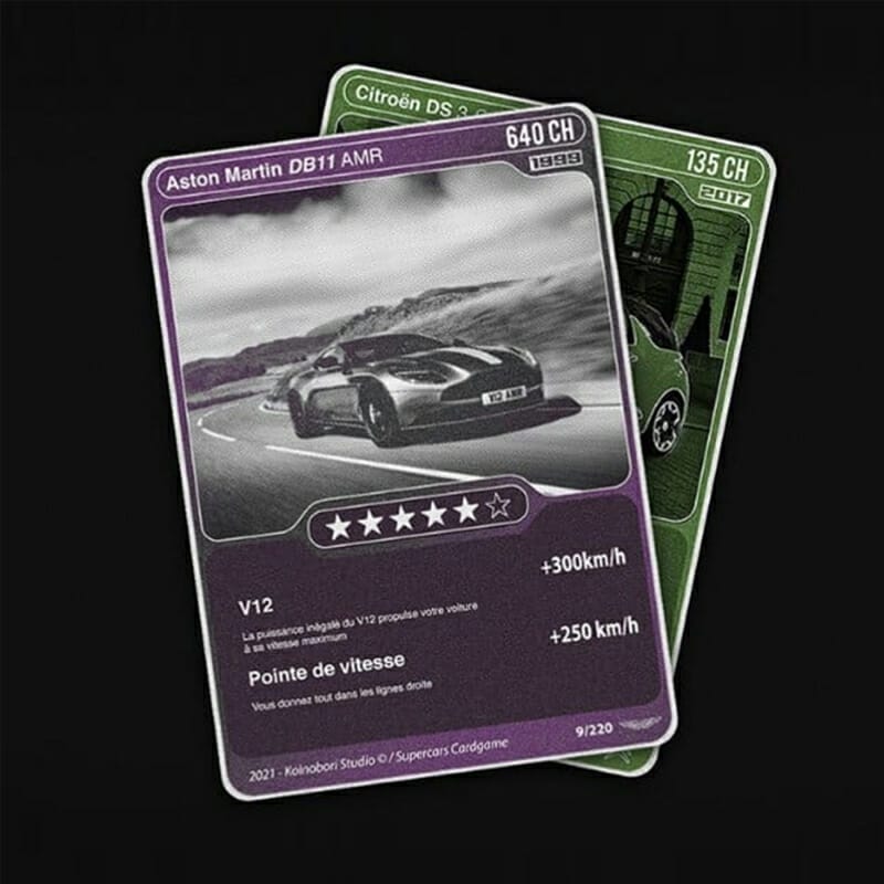 Free Trading Cards Mockup PSD Template