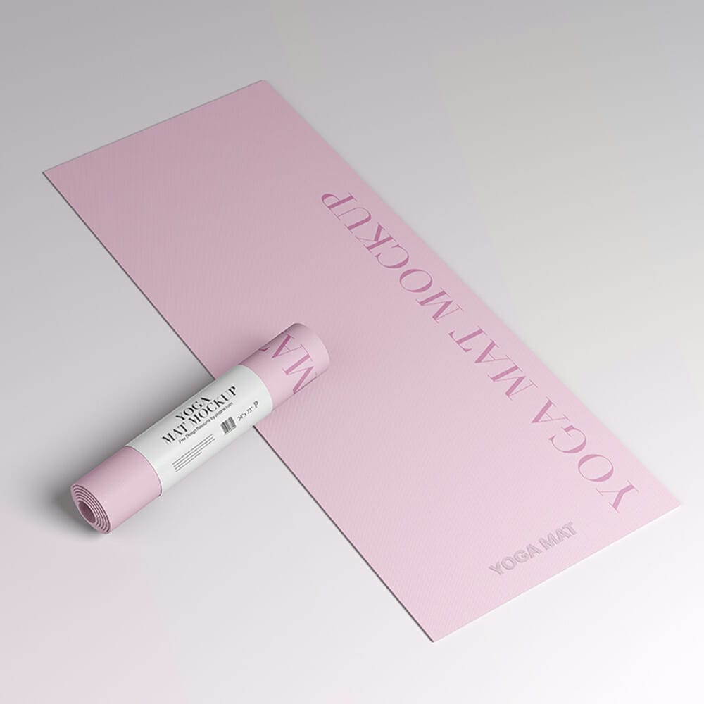Free Yoga Mat Mockup