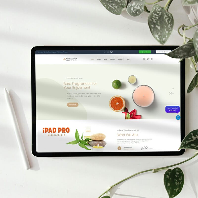 Free iPad Pro Photo Mockup PSD