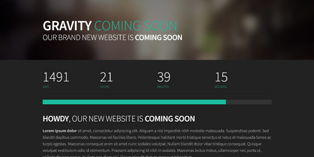 Free Under Construction Html Templates 72 Gravity