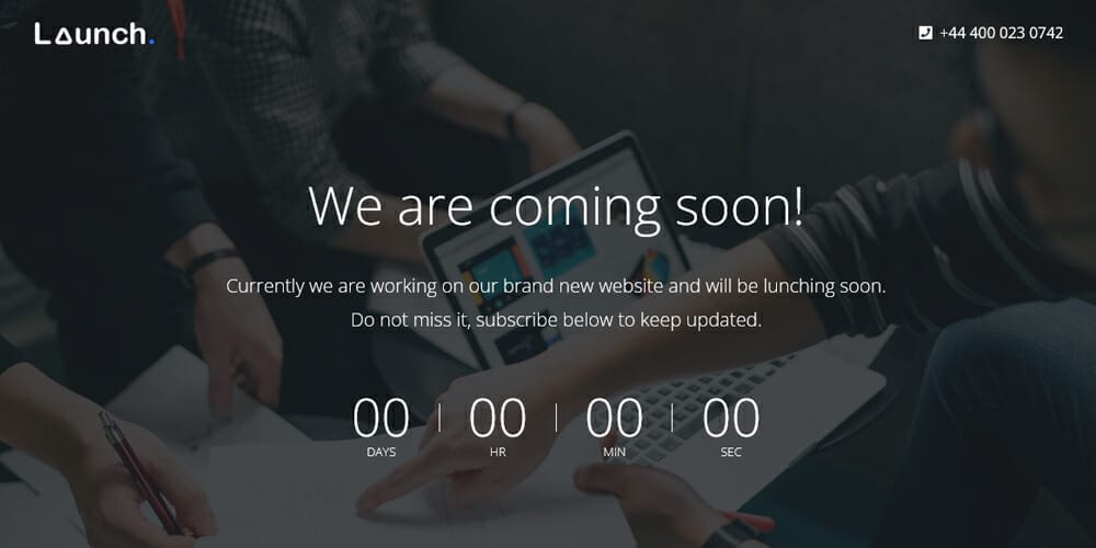 Free Under Construction Html Templates 77 Launch