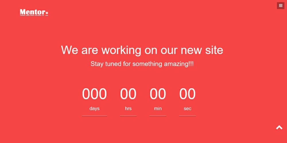 Free Under Construction Html Templates 76 Mentor