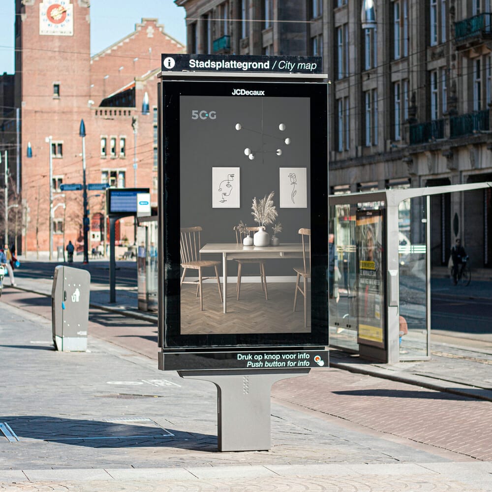 Outdoor Advertisement Banner Mockup PSD