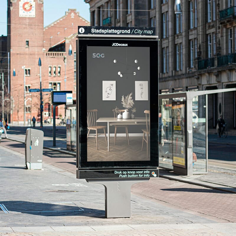 Outdoor Advertisement Banner Mockup PSD