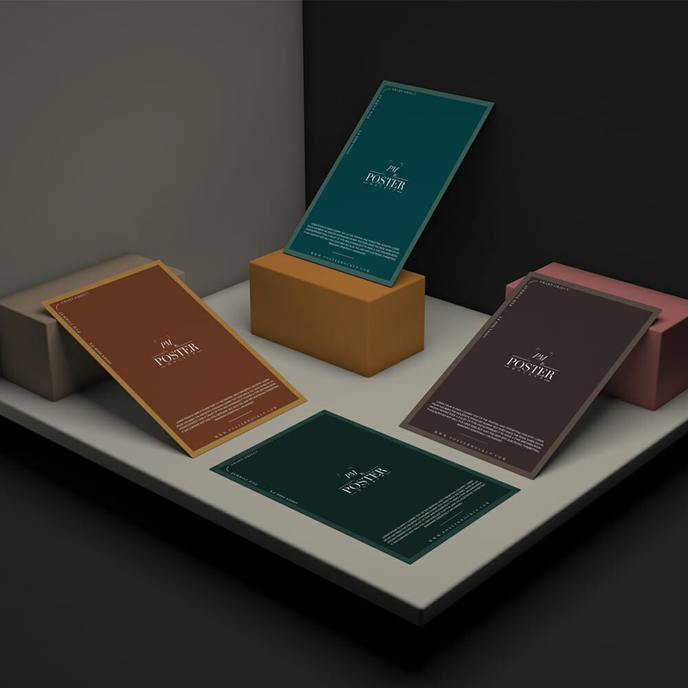 PSD Poster Branding Mockup For Designers