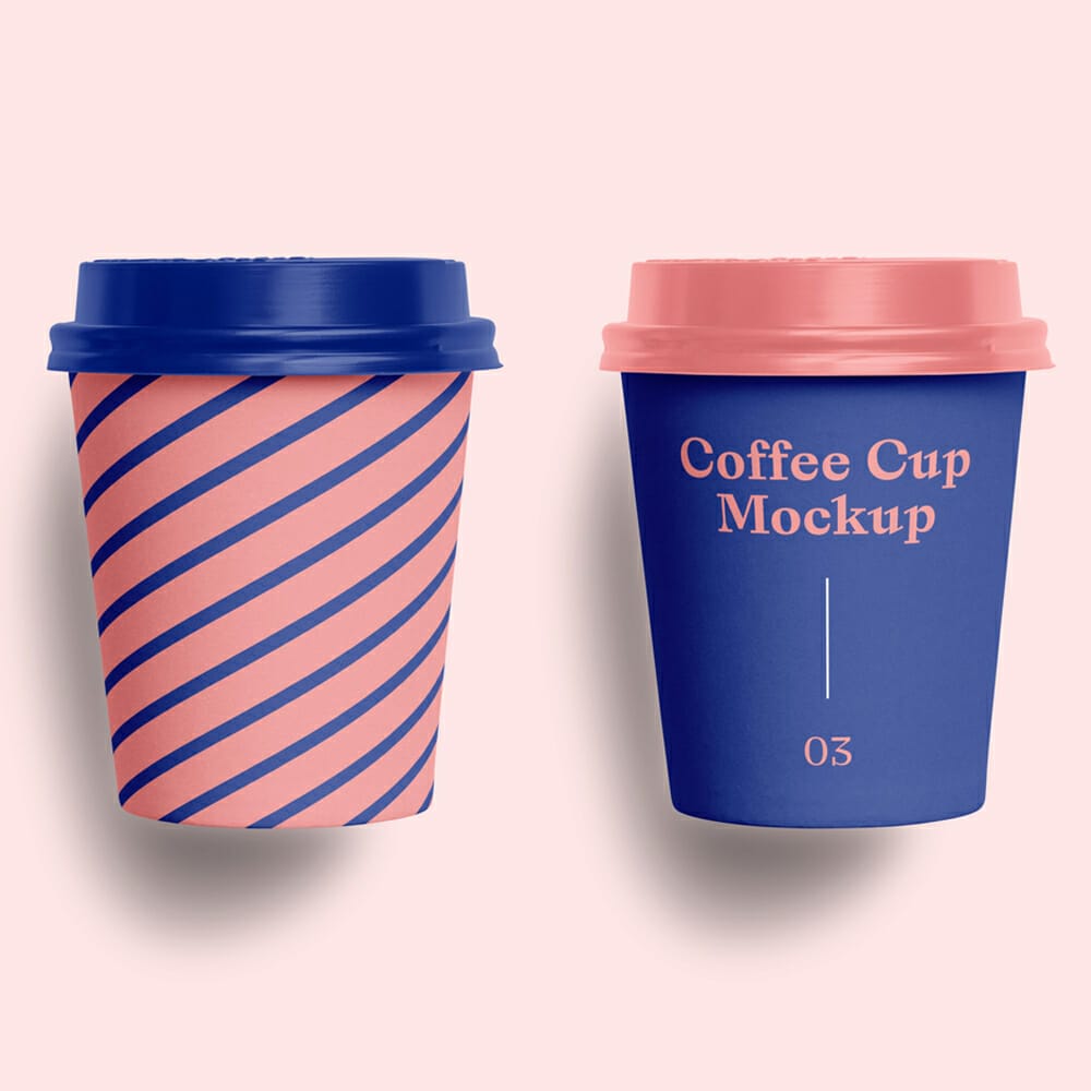 Paper Cups Mockup