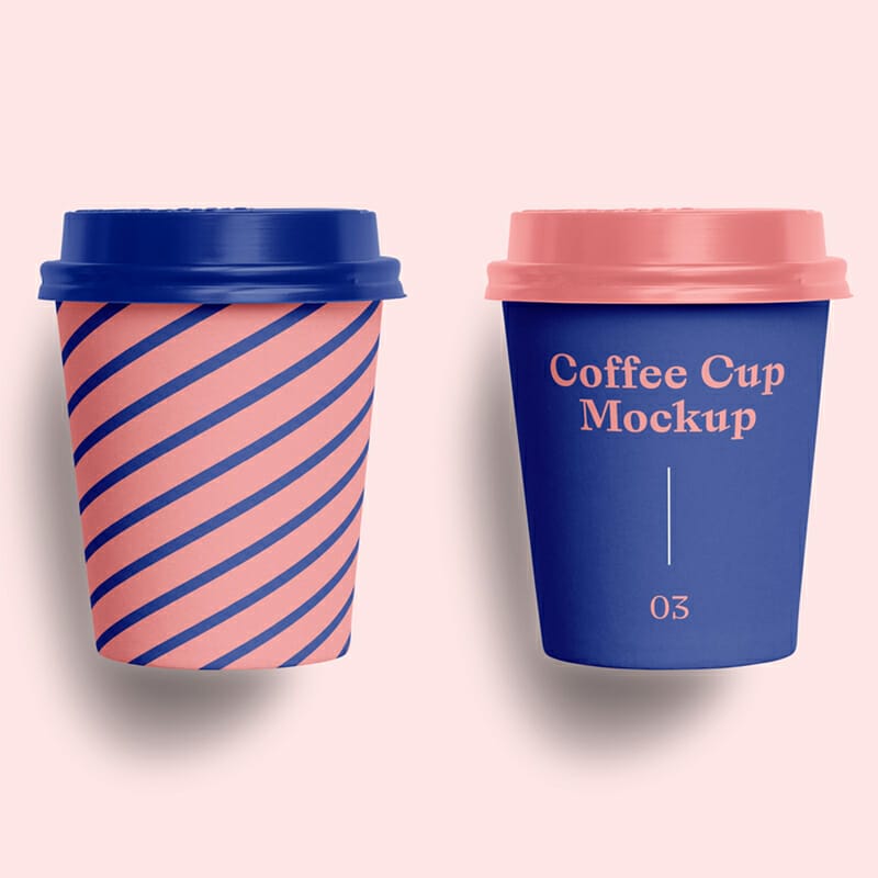 Paper Cups Mockup