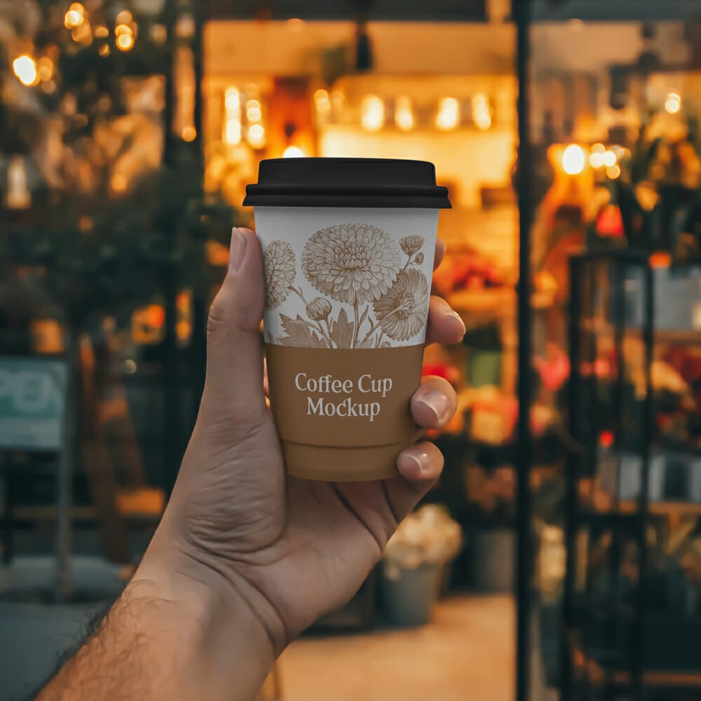 Paper Takeaway Cup Mockup