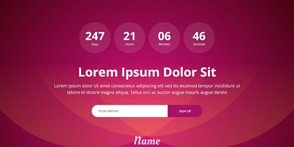 Free Under Construction Html Templates 68 Petals Coming Soon Template