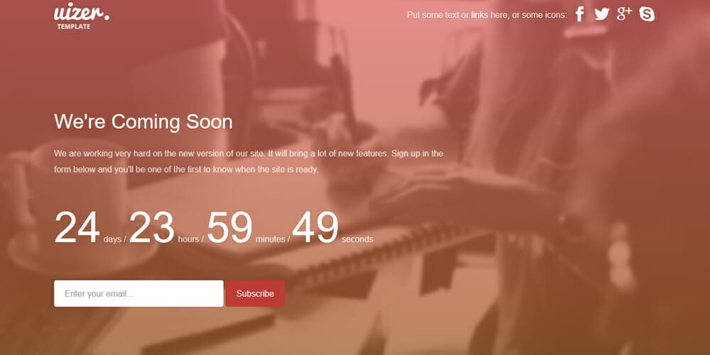 Free Under Construction Html Templates 84 Uizer