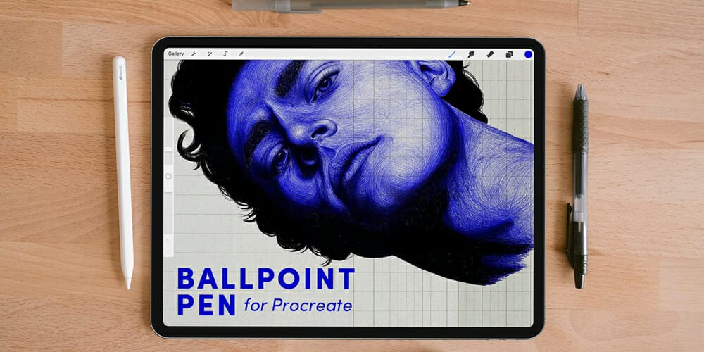 Ballpoint Pen Procreate Brush