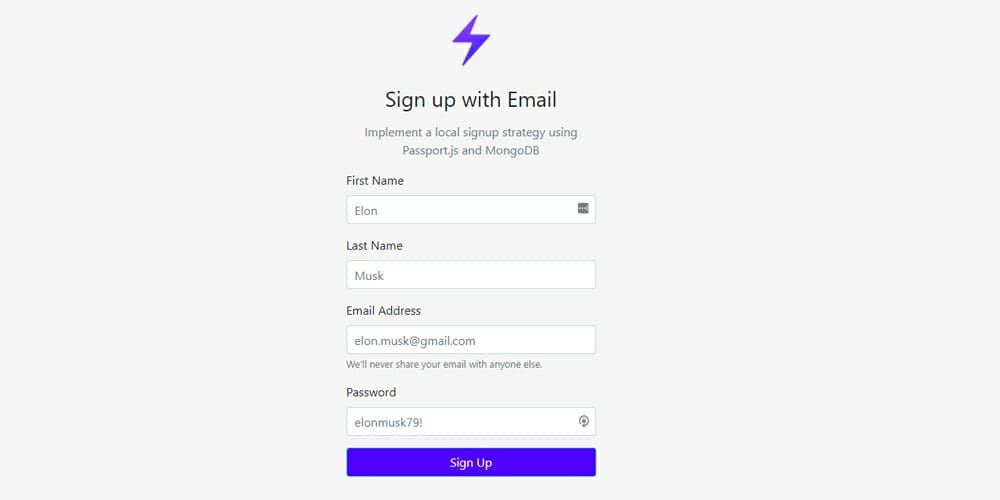 Free Bootstrap Form Templates 16 Bootstrap 4 Sign Up Form Template