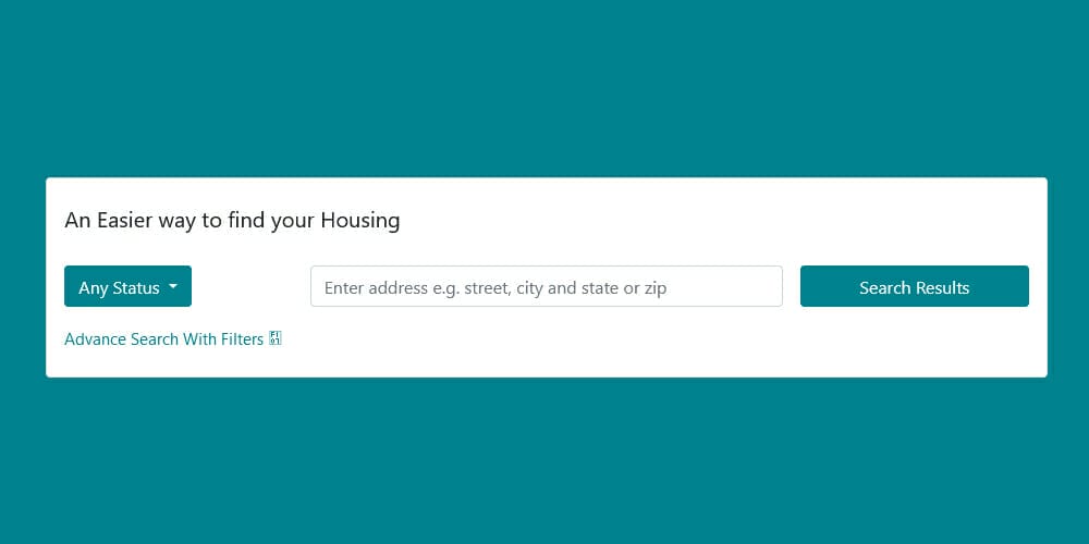 Bootstrap 5 Property Advanced Search Form
