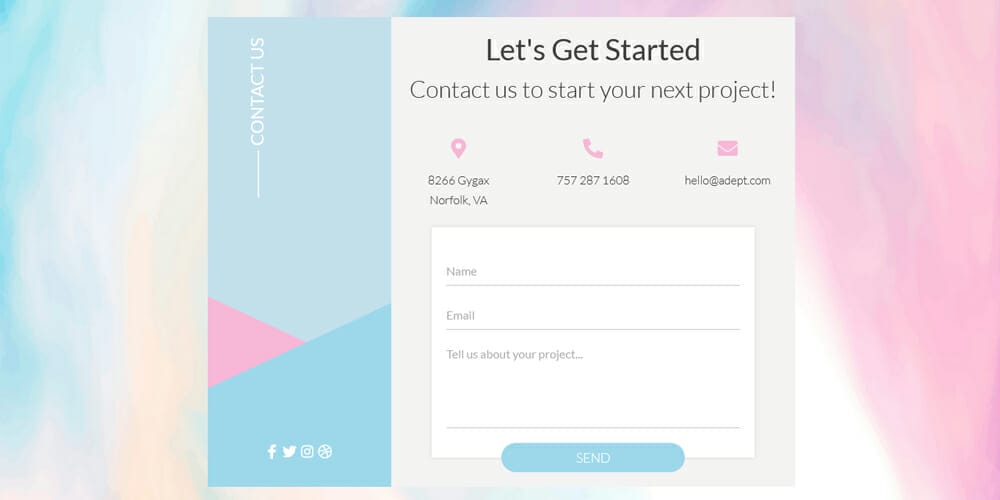 Free Bootstrap Form Templates 69 Bootstrap Contact Form