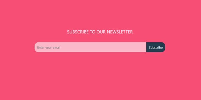 Free Bootstrap Form Templates 98 Bootstrap Newsletter Subscription Form