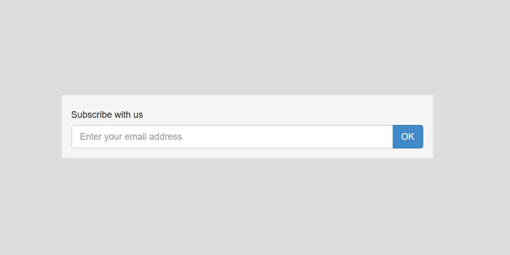 Free Bootstrap Form Templates 103 Bootstrap Subscription Form