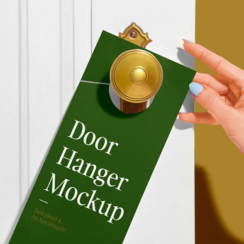 Door Hanger PSD Mockup