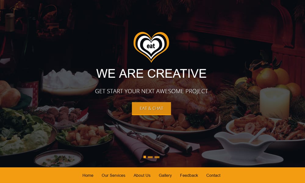 Eat Restaurant Bootstrap HTML5 Template